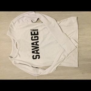 Crossback long sleeve